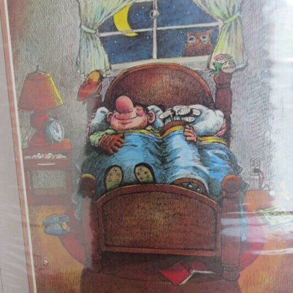 Vintage Gary Patterson The Golf Lover Print - Picture 2 of 4